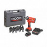 RP 210-B + Coffret + Batterie + Chargeur + Mâchoires V 15 - 22 - 28 mm