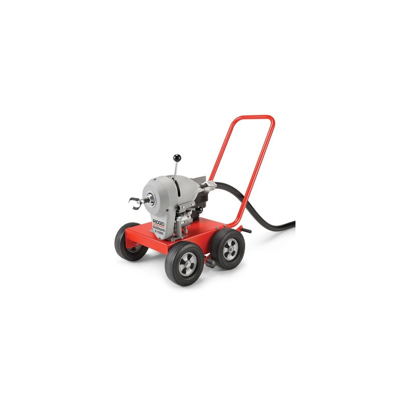 Machine K-1500G uniquement avec gant RIDGID (nettoyage de canalisation) A-1, clé de découplage A-12, gaine de guidage arrière A