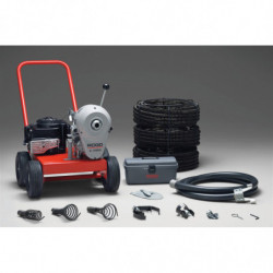 K-1500G Machine Only with A-1 RIDGID Drain Cleaning Mitt, A-12 Coupling Pin Key and A-34-10 Rear Guide Hose, A-369-X 1¼" (32 mm