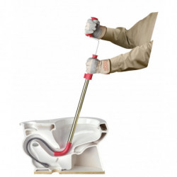 3' (1 m) Toilet Auger with Bulb Head 