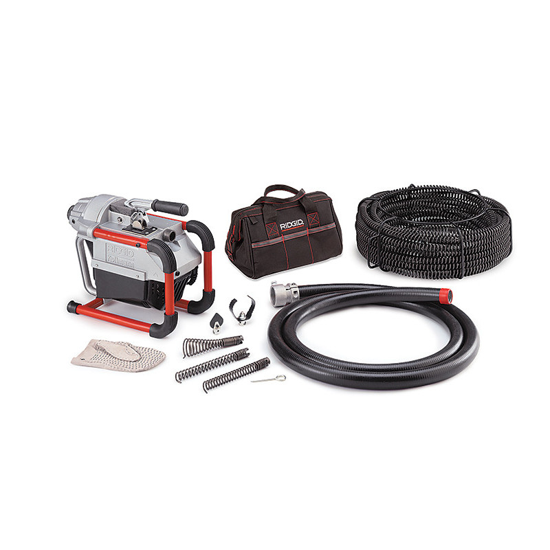 K-60SP Machine with A-1 Operator’s Mitt, A-12 Pin Key, and Rear Guide Hose, plus: A-61 Tool Kit and A-62 Cable Kit 