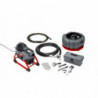 K-5208, 115V 60Hz Machine with guide hose, qty: 7 C-11 cables, 2 cable drums, and toolbox (w/cutters) kit 