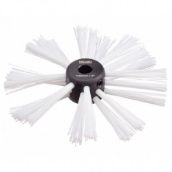 4" (100mm) nylon brush for 5/16" (8mm) cable  