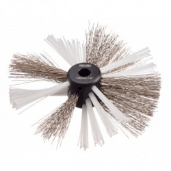 Brosse en nylon/acier de 4"...