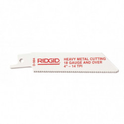 RIDGID Non-Ferrous Metals 4" (100mm) Reciprocating Saw Blade - 18 Teeth Per in. - 5 Pack 