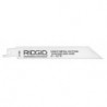 RIDGID Sheet Steel & Steel Pipe 6" (150mm) Reciprocating Saw Blade - 24 Teeth Per in. - 5 Pack 